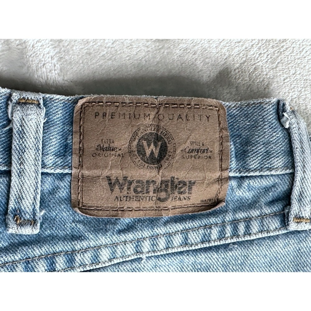 Lot of 2 Wrangler Relaxed Fit Blue Denim Jeans Men's 40x32 Workwear - Picture 5 of 16